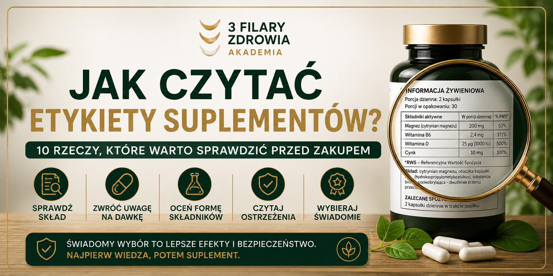 Jak czytać etykiety suplementów – kompletny przewodnik
