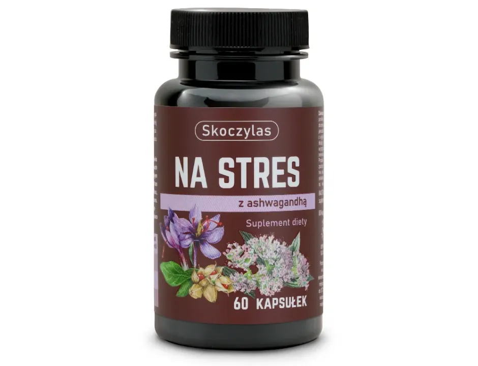 NA STRES ashwagandha szafran kozłek lekarski Skoczylas – 60 kaps.