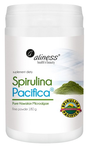 Spirulina Hawajska Pacyfica® Proszek 180 g – Aliness - 2 Miesiące