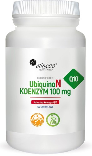 UbiquinoN Koenzym Q10 100 mg – 100 Kapsułek VEGE Aliness