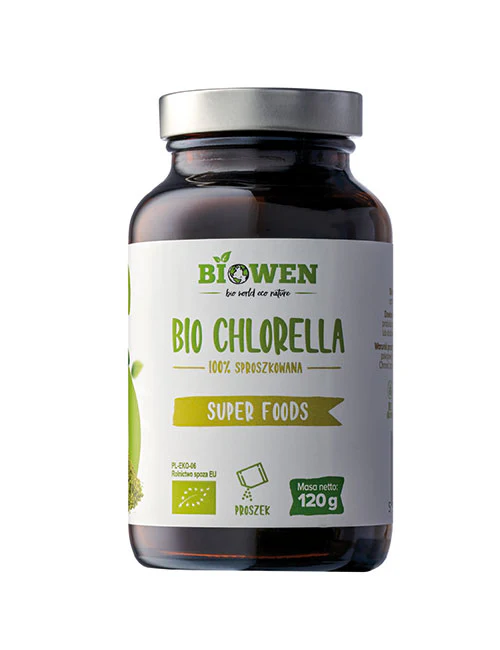BIO Chlorella Biowen 120 g Proszek – Broken Cell Wall, Detoks