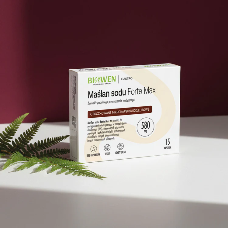 Maślan Sodu Forte Max Biowen 15 kaps. – Starter Jelita — miniatura 2