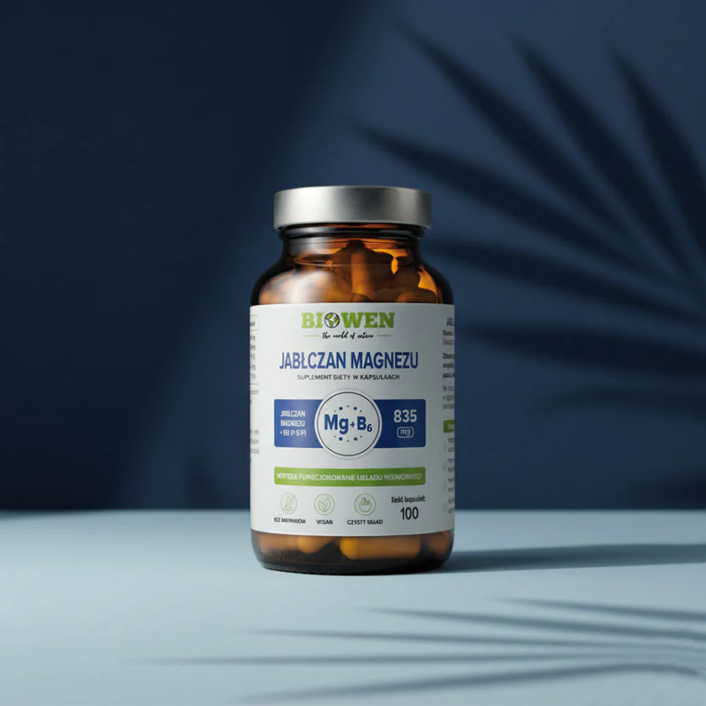 Jabłczan Magnezu Biowen 100 kaps. – Energia, Mitochondria — miniatura 2