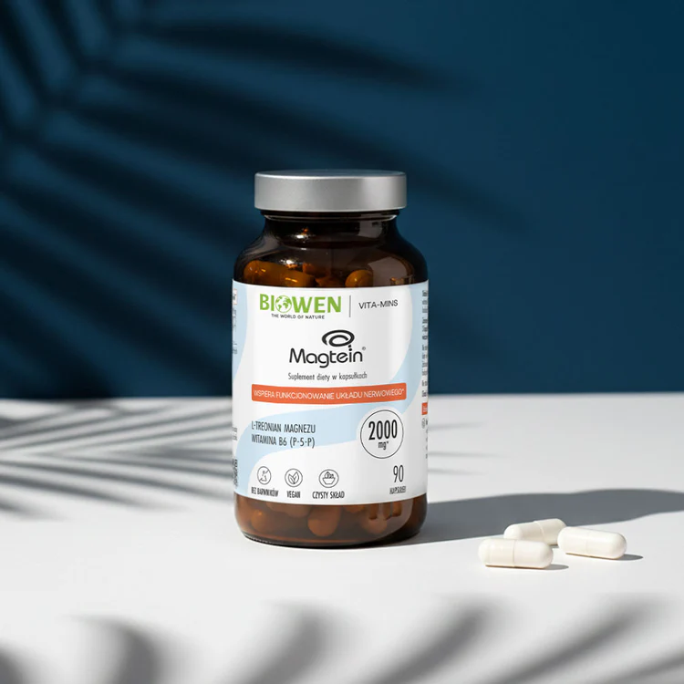 Treonian Magnezu Magtein® Biowen 90 kaps. – Mózg, Nerwy — miniatura 2