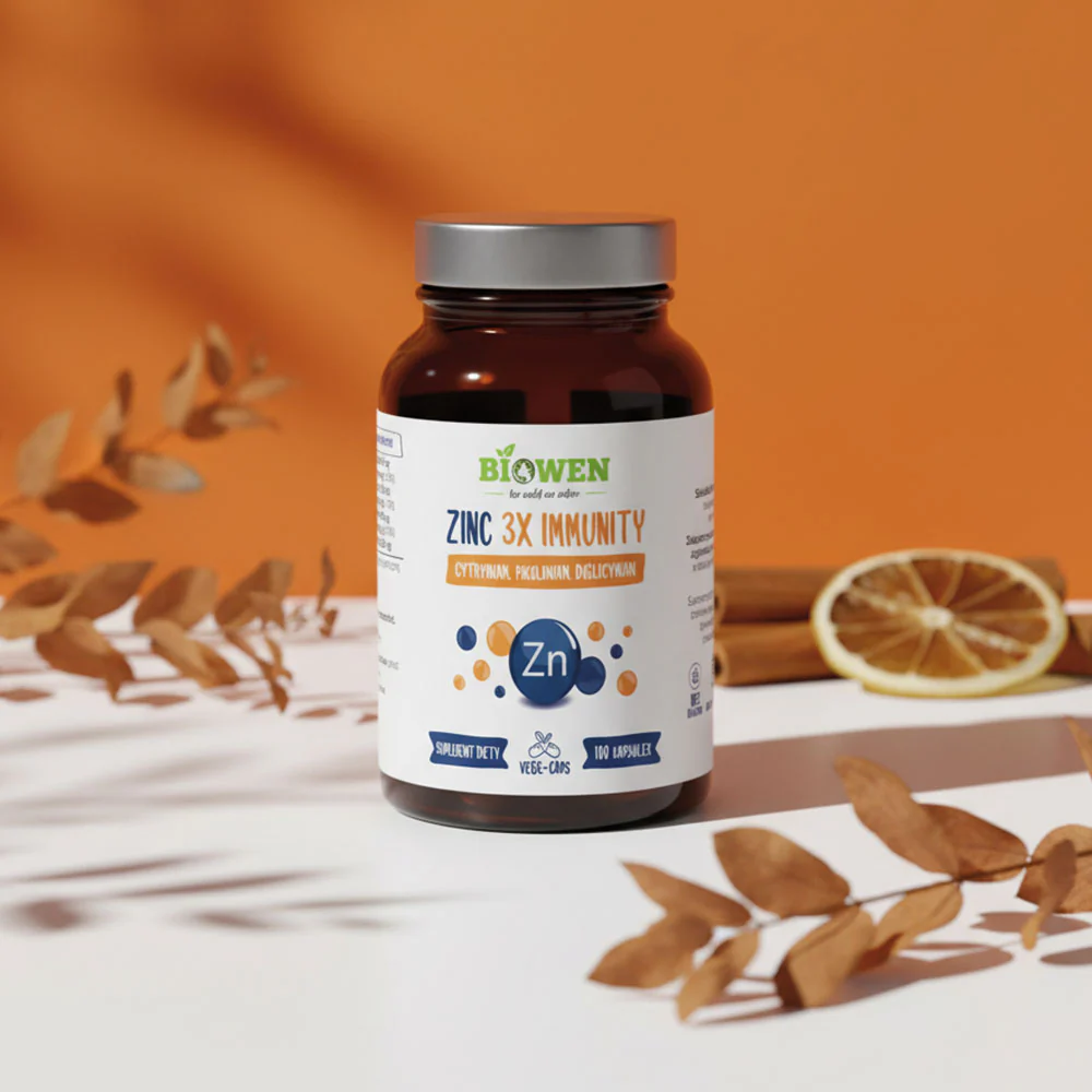 Cynk Complex+ Biowen 100 kaps. – 15 mg, 3 Formy Cynku — miniatura 2