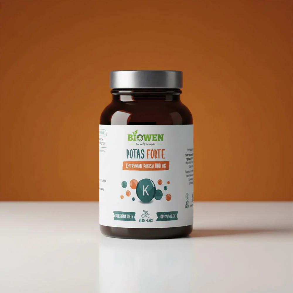 Potas Forte Biowen 100 kaps. – 1100 mg Cytrynian Potasu — miniatura 2