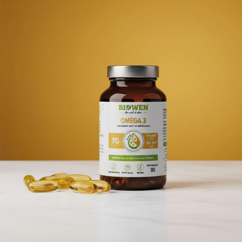 Omega 3 Biowen 90 kaps. – 660 mg EPA, 440 mg DHA, TG — miniatura 2