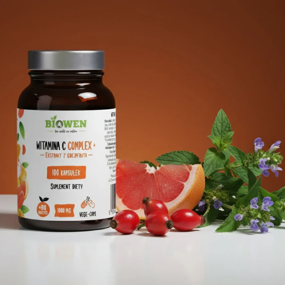 Witamina C Complex+ Biowen 100 kaps. – 850 mg, Hesperydyna — miniatura 2