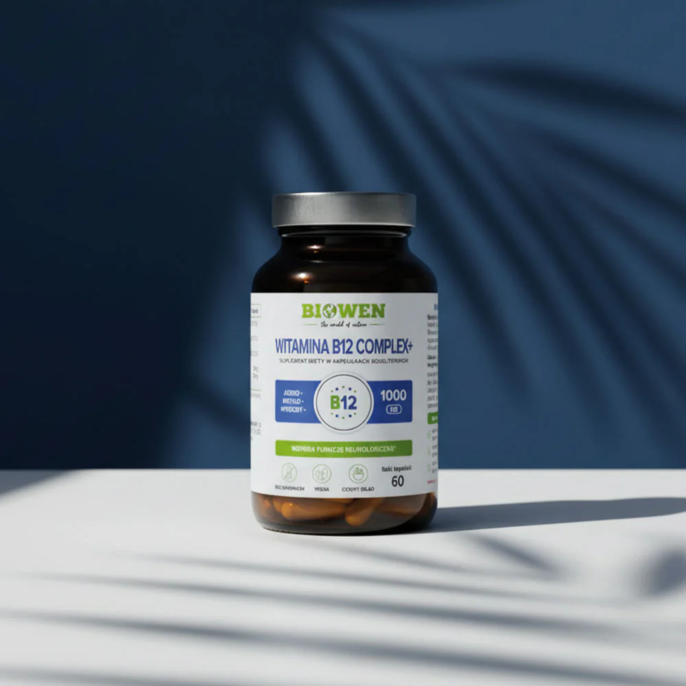 Witamina B12 Complex+ Biowen 60 kaps. – Active - 3 Formy, 999 µg B12 — miniatura 2
