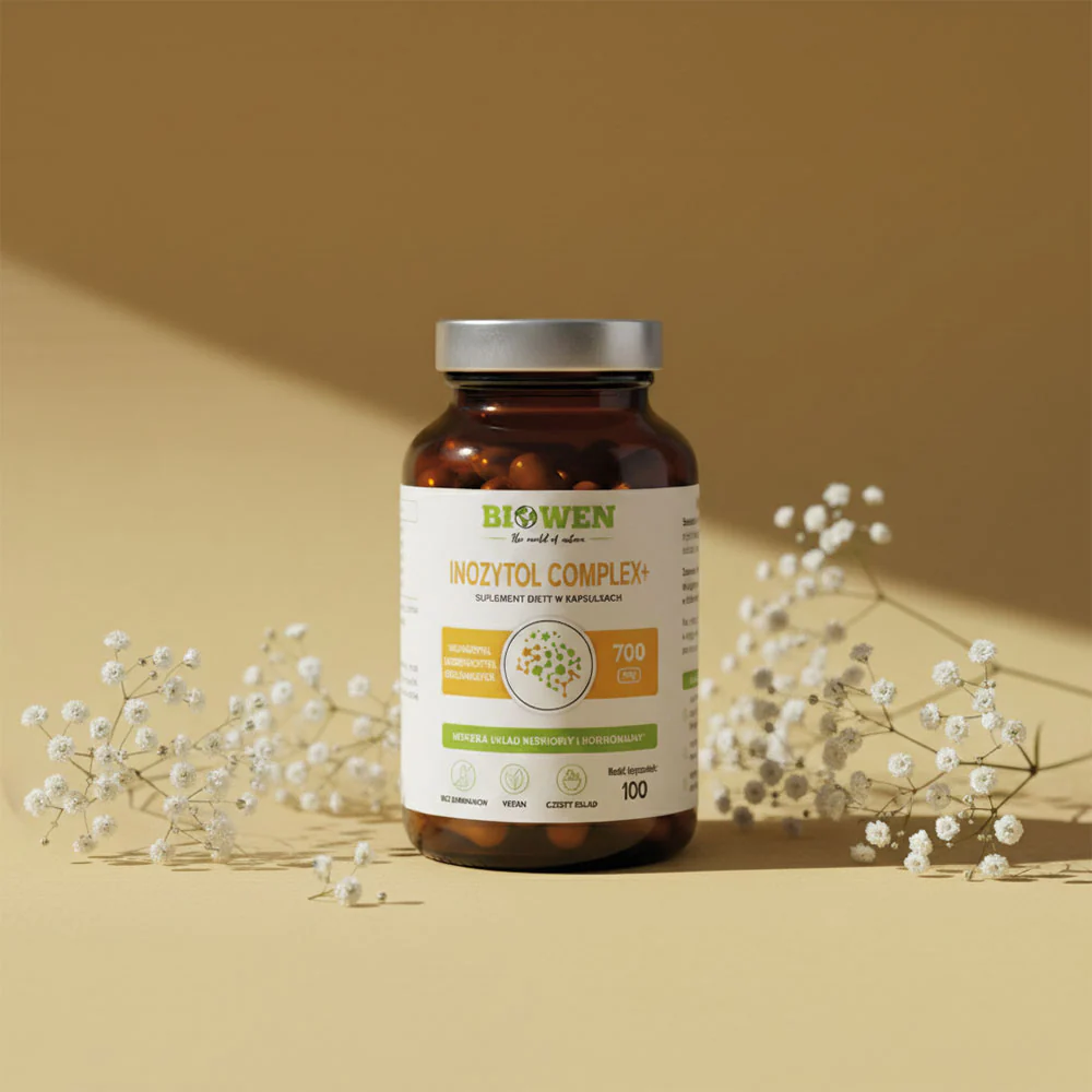 Inozytol Complex+ Biowen 100 kaps. – Myo + D-chiro + Scyllo — miniatura 2