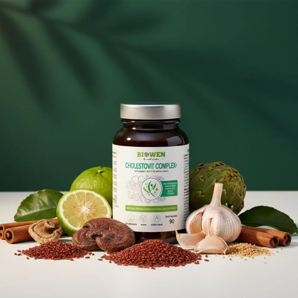 Cholestovit Complex+ Biowen 90 kaps. – Cholesterol, 7 Składników — miniatura 2