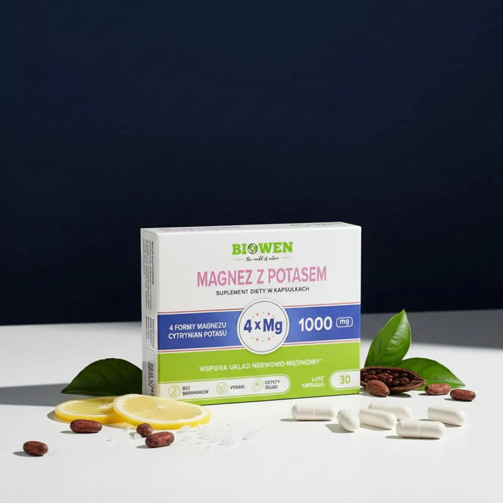 Magnez z Potasem Biowen 30 kaps. – Blister, 4 Formy Mg, Starter — miniatura 2