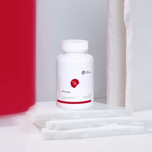 Niacyna Invex Remedies 100 kaps. – 500 mg, Bez Flush, VEGE — miniatura 2