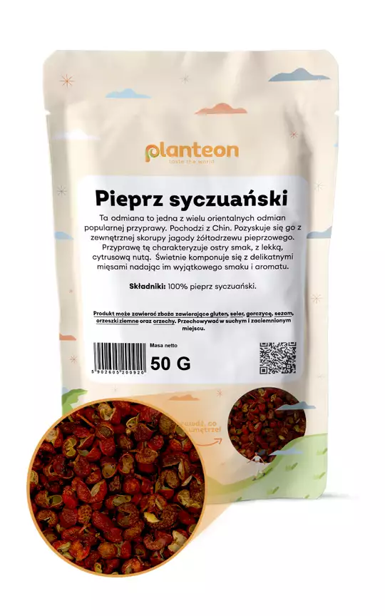 Pieprz syczuański Planteon – egzotyczny aromat i sensoryczne wsparcie zdrowia — miniatura 2