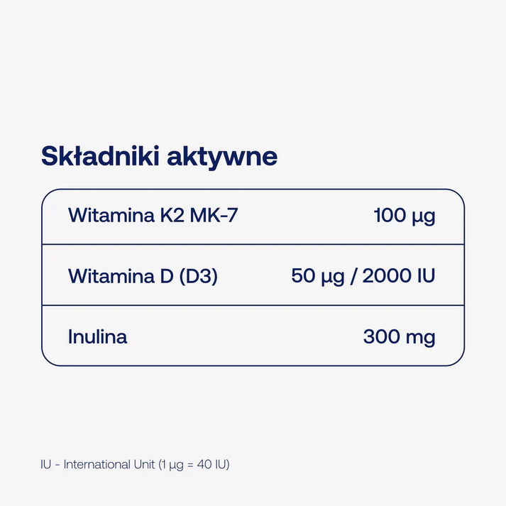 BICAPS K2 D3 Formeds 60 kaps. – MK-7 100 µg + D3 2000 IU, Vege — miniatura 2