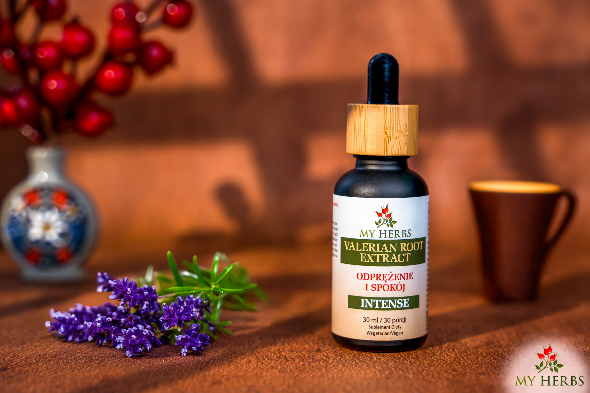 Valerian Root Krople My Herbs 30 ml – Kozłek, Sen, Bezalkoholowy — miniatura 2