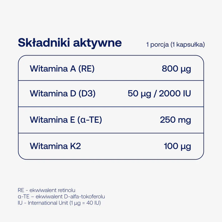 OLICAPS ADEK Formeds 60 kaps. – A, D3 2000 IU, E 250 mg, K2, MCT — miniatura 2