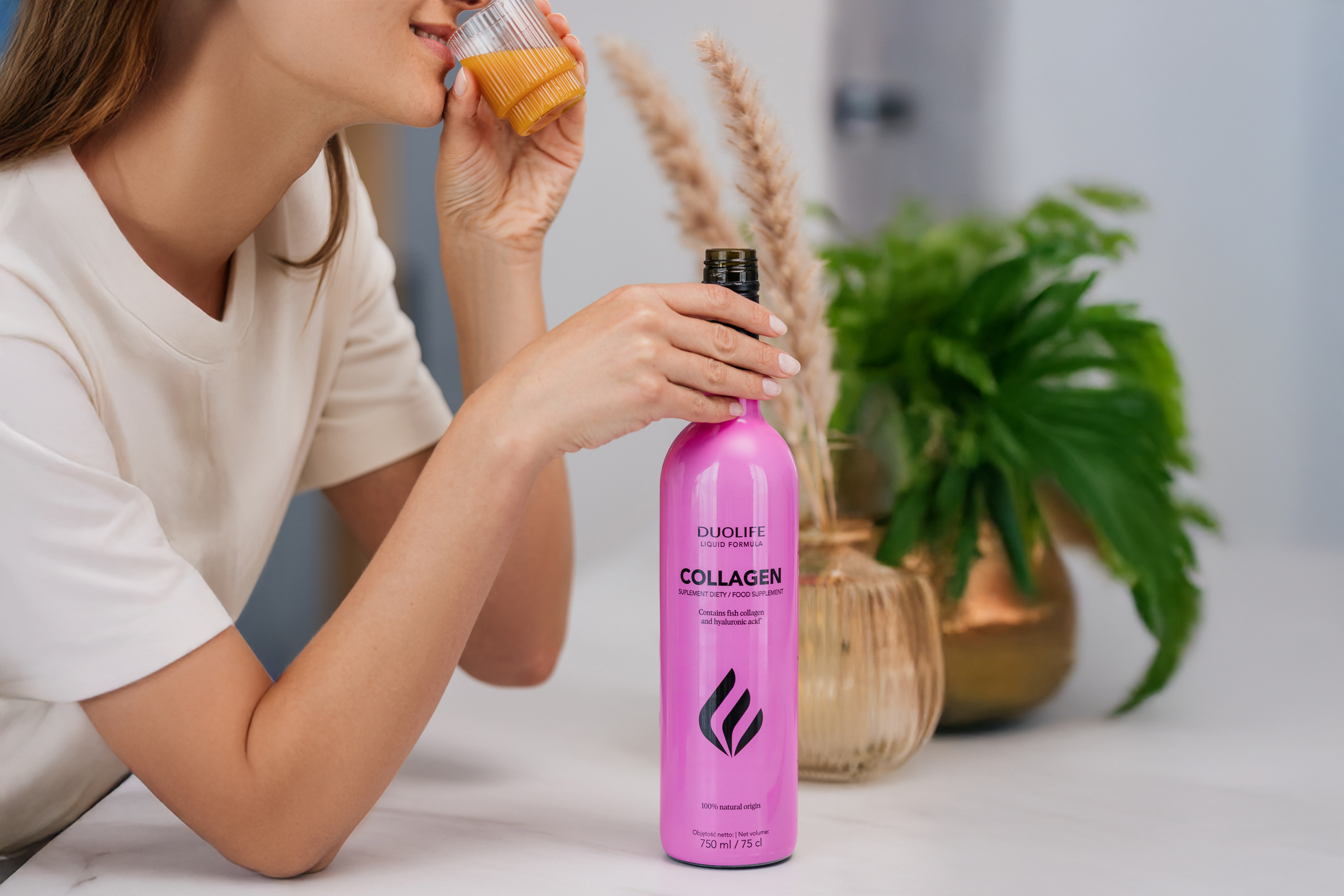 DuoLife Collagen Premium 750 ml – Kolagen w Płynie, Kwas Hialuronowy, Młoda Skóra i Sprawne Stawy — miniatura 2