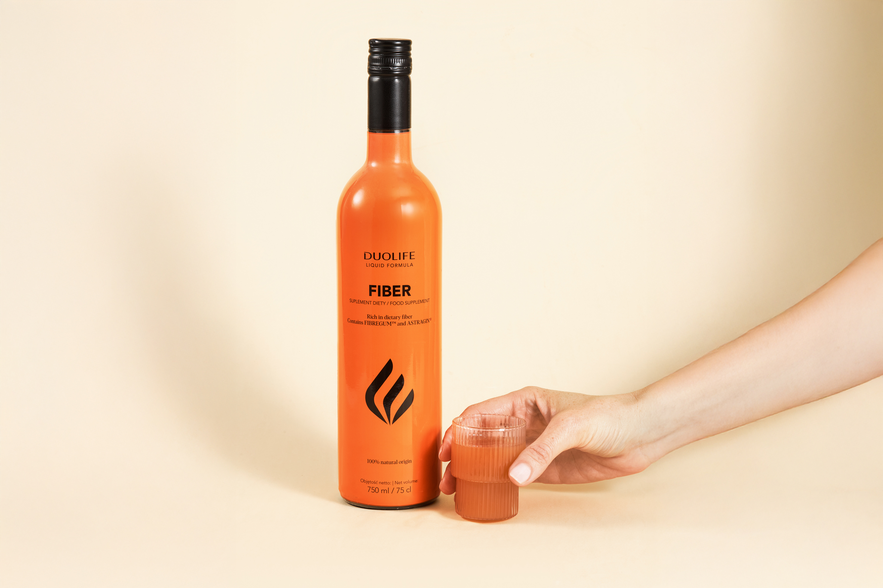DuoLife Fiber Premium 750 ml – Błonnik w Płynie, Prawidłowe Trawienie, Regulacja Wagi i Zdrowe Jelita — miniatura 2