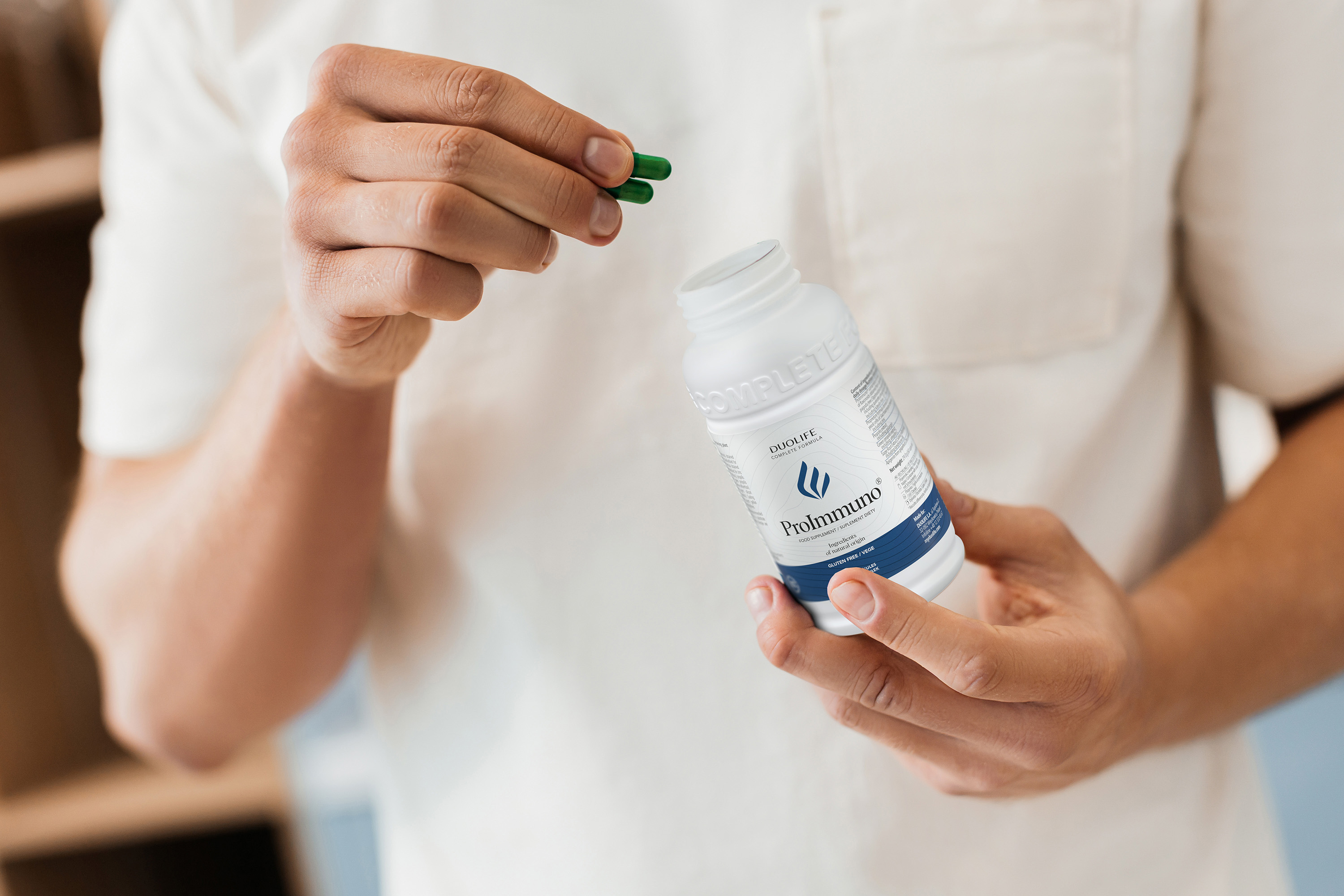 DuoLife ProImmuno Premium 60 kapsułek – Zaawansowana Ochrona Przeciwwirusowa, Układ Oddechowy, Kwercetyna, Luteolina i Cynk — miniatura 2