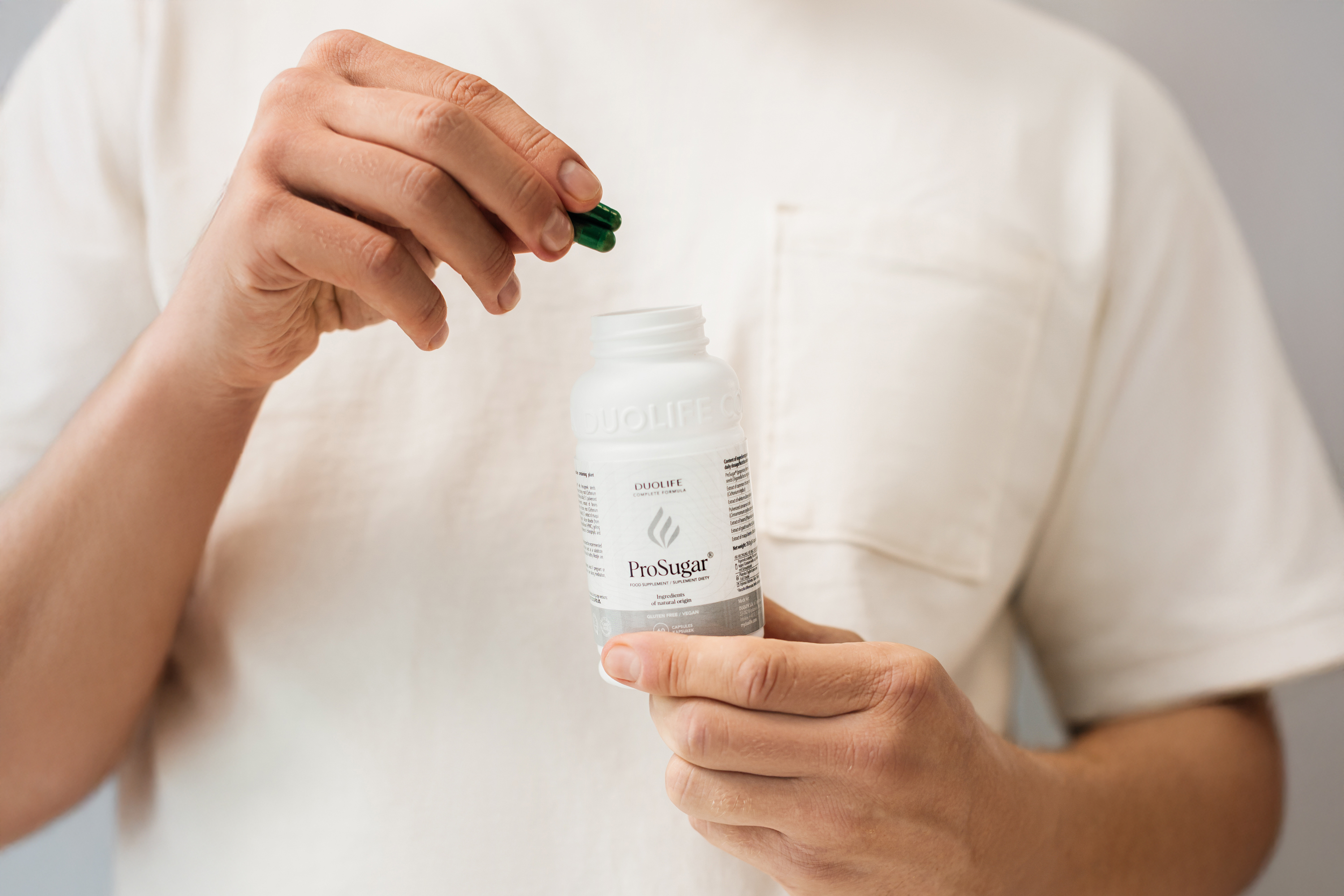 DuoLife ProSugar Premium 60 kapsułek – Prawidłowy Poziom Cukru, Stabilna Glukoza, Metabolizm Węglowodanów i Kontrola Apetytu — miniatura 2