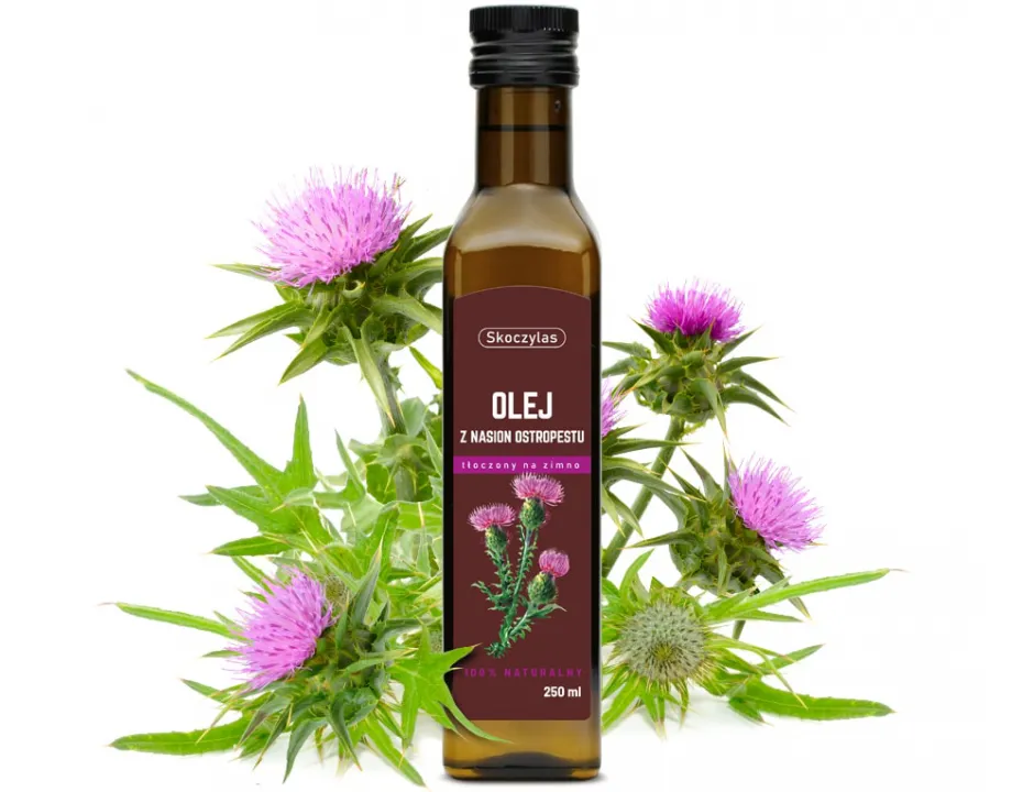 Olej z Ostropestu tłoczony na zimno 250ml – Skoczylas — miniatura 2