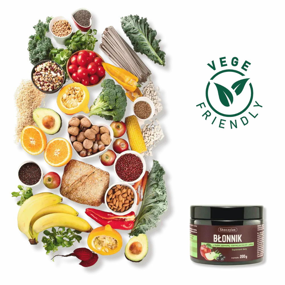 Błonnik Skoczylas 200 g – Babka Jajowata, Czarna Porzeczka i Jabłko, Naturalne Wsparcie Jelit, Prawidłowe Trawienie, Detoks i Kontrola Wagi — miniatura 3