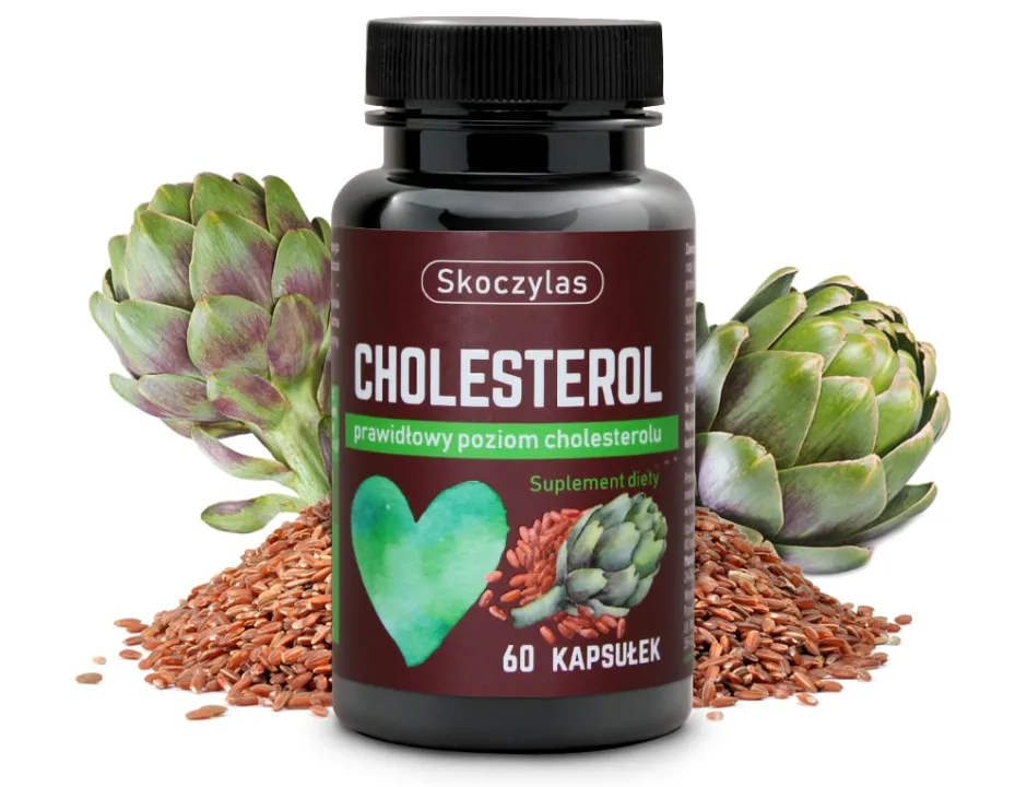 Cholesterol Skoczylas 60 kapsułek – Monakolina K, Polikosanol, Chrom, Prawidłowy Profil Lipidowy i Naturalna Ochrona Serca — miniatura 2