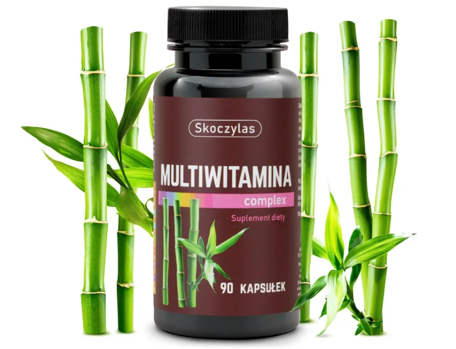 Multiwitamina Skoczylas 90 kapsułek – Krzem, Bor, Jod, Pełen Kompleks Witamin, Silna Odporność, Energia i Wsparcie Tkanki Łącznej — miniatura 2