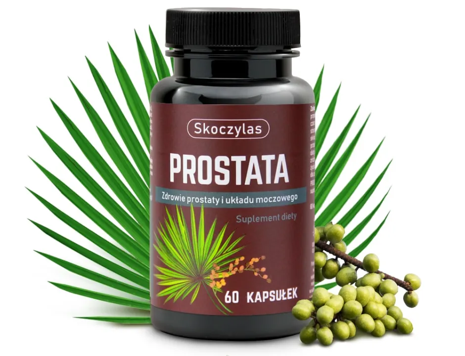 Prostata Skoczylas 60 kapsułek – Palma Sabałowa (Saw Palmetto), Beta-Sitosterol, Likopen, Prawidłowe Funkcjonowanie Stercza, Swobodny Przepływ Moczu i Formuła Pure Clean Label — miniatura 2