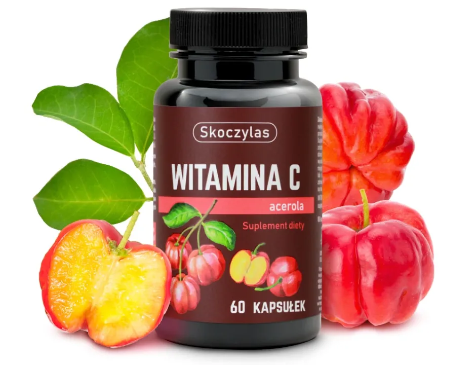 Witamina C z Acerolą Skoczylas Naturalna Odporność Kapsułki 60 szt. — miniatura 2