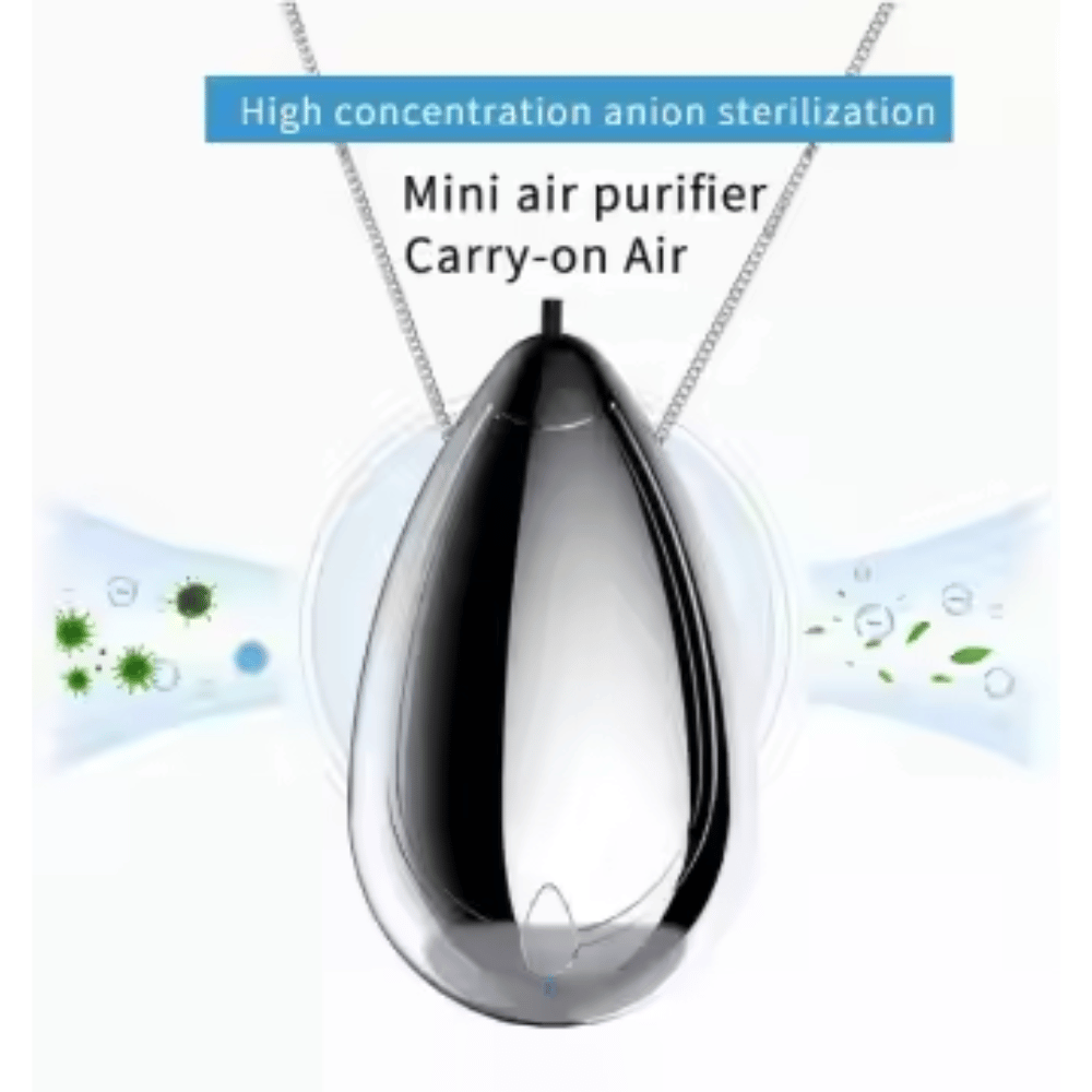 Przenośny Jonizator Powietrza AuraWell – Osobisty Generator Jonów Mini — miniatura 5