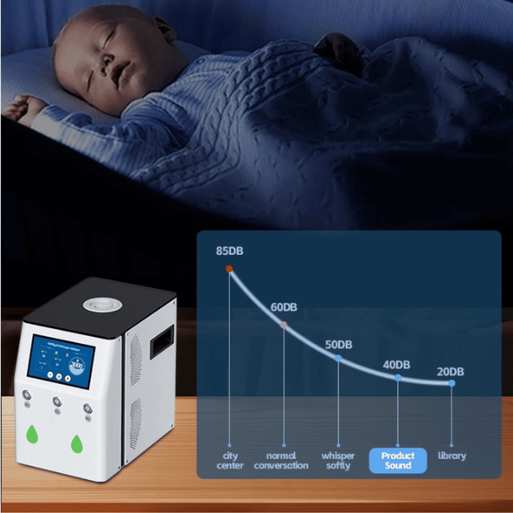 Stacjonarny Generator Wodoru AuraWell 1800 ml/min – Urządzenie Wellness z Polskim Menu — miniatura 4