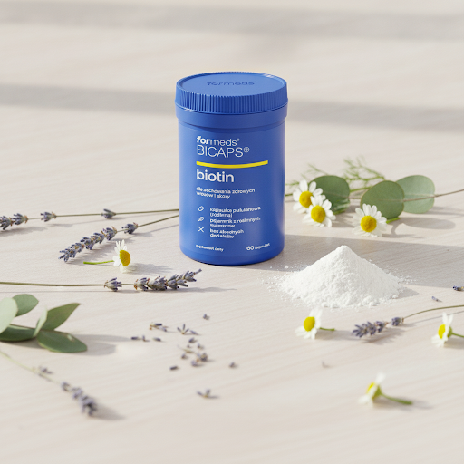 BICAPS Biotin Formeds 60 kaps. – D-Biotyna 2500 µg, Włosy, VEGE — miniatura 7