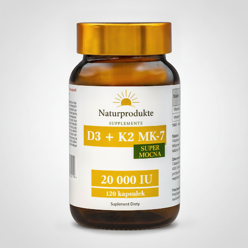 D3 + K2 MK-7 Super Mocna 20 000 IU My Herbs 120 kaps., 12 mies. — miniatura 5