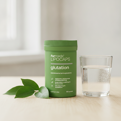 Glutation Liposomalny 300 mg - 90 Kapsułek WEGE - Formeds LIPOCAPS - Silny Antyoksydant, Detoks — miniatura 5