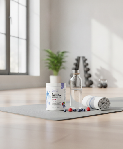 Kolagen Elektrolity Witalność i Sport Osavi Kości Stawy - Owoce Leśne - Proszek 390 g — miniatura 5