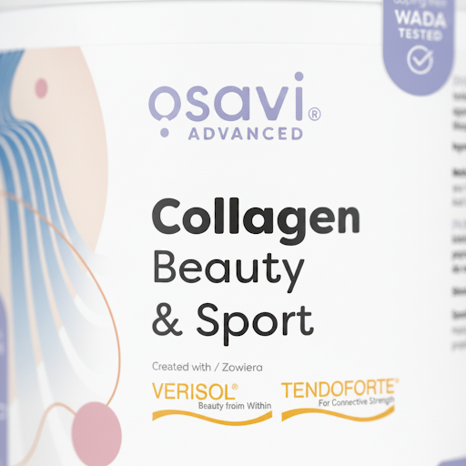 Kolagen Collagen Beauty i Sport Osavi Skóra Stawy Regeneracja Proszek 225g — miniatura 5