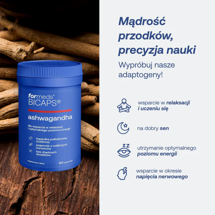 Ashwagandha kapsułki ForMeds BICAPS - 290 mg ekstraktu z witanolidami — miniatura 5
