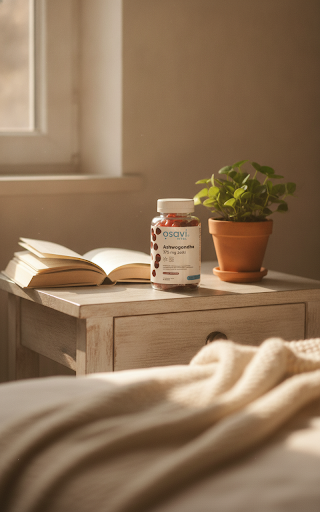 Ashwagandha 375 mg Osavi Żelki Wiśniowe Stres Sen Bez Cukru 90 szt. — miniatura 4
