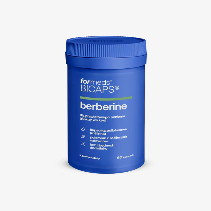 BICAPS Berberine - Berberyna 485 mg (60 kapsułek) - Formeds