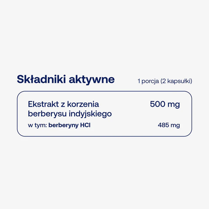 BICAPS Berberine - Berberyna 485 mg (60 kapsułek) - Formeds — miniatura 2