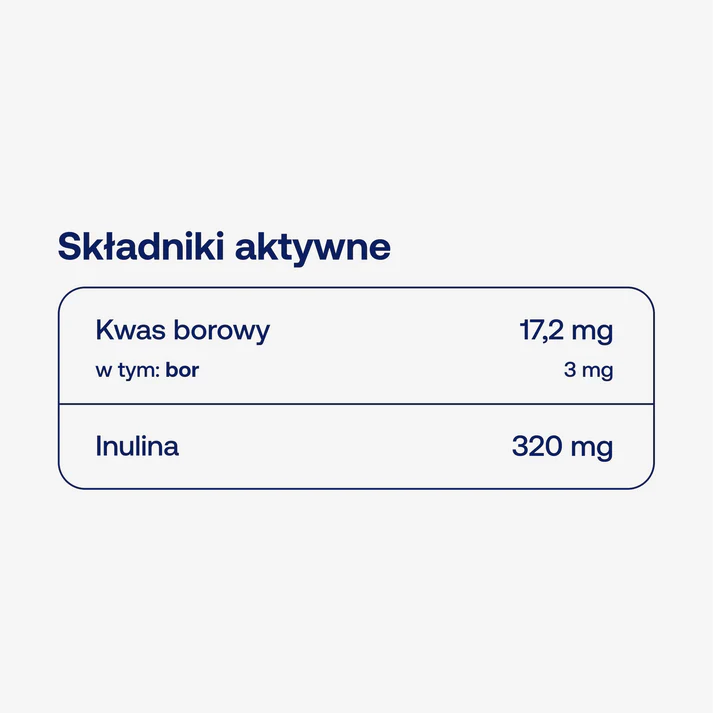 BICAPS Bor - Suplementacja Borem 3 mg, Równowaga Hormonalna i Zdrowe Stawy, Wsparcie Metabolizmu Kości — miniatura 2