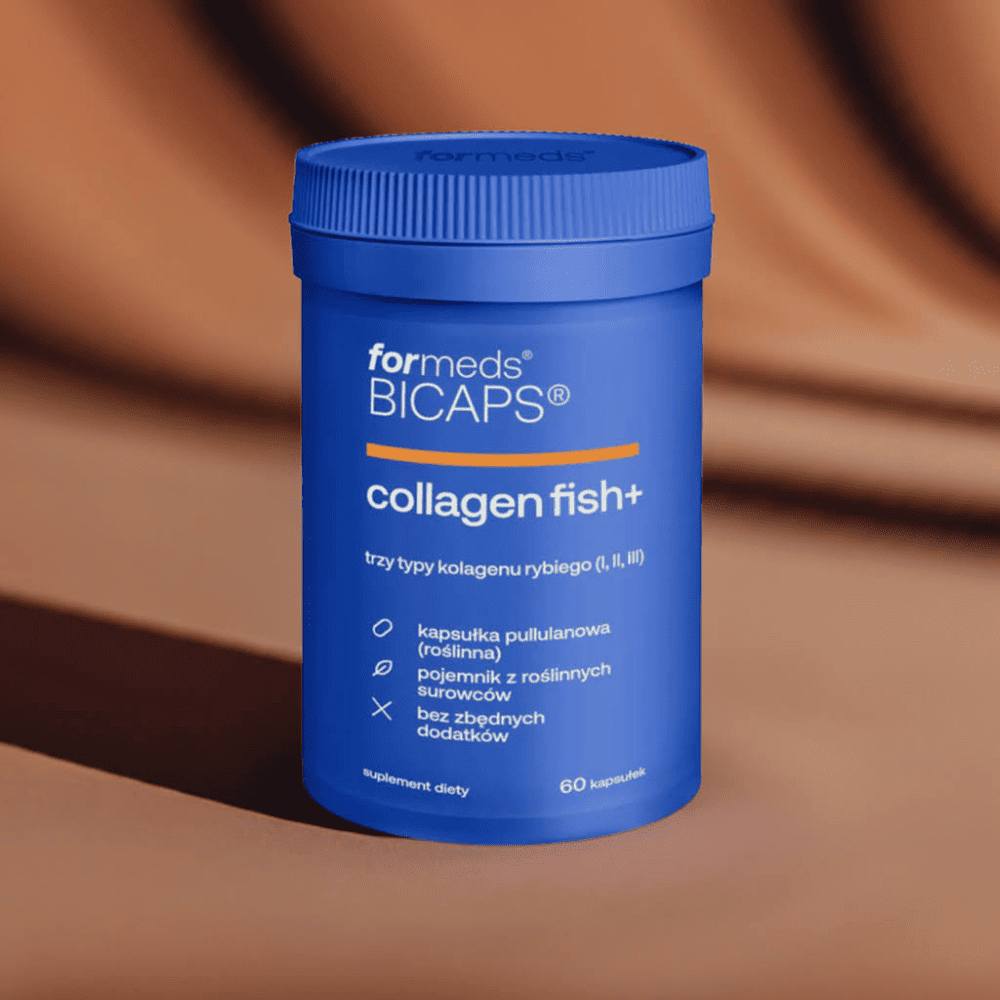 BICAPS Collagen Fish+ - 3 Typy Kolagenu Rybiego - 60 kapsułek - Formeds — miniatura 4