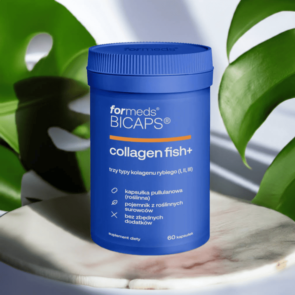 BICAPS Collagen Fish+ - 3 Typy Kolagenu Rybiego - 60 kapsułek - Formeds — miniatura 5