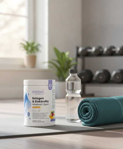 Kolagen Elektrolity Witalność i Sport Osavi Kości Stawy - Ananas i Mango - Proszek 390 g — miniatura 2
