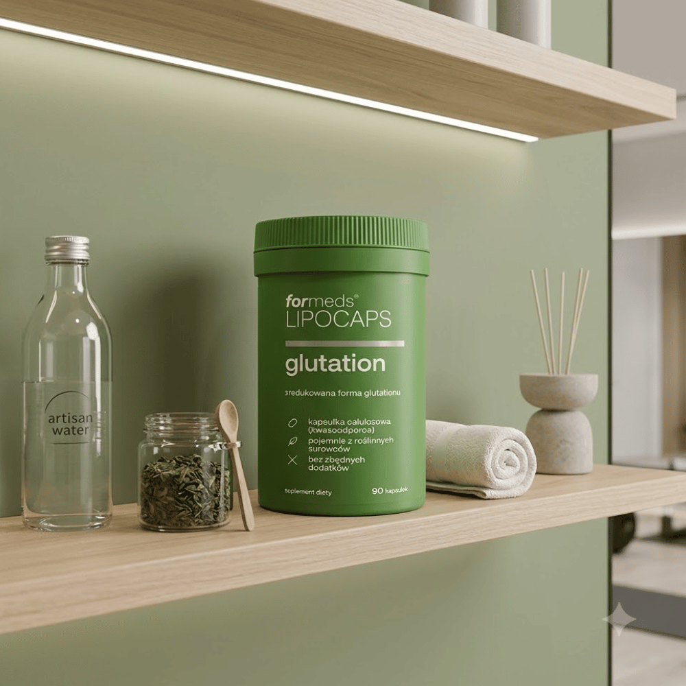 Glutation Liposomalny 300 mg - 90 Kapsułek WEGE - Formeds LIPOCAPS - Silny Antyoksydant, Detoks — miniatura 8