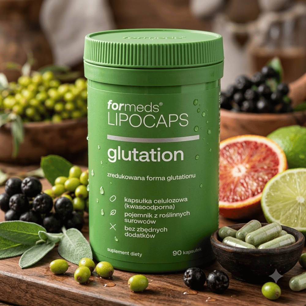 Glutation Liposomalny 300 mg - 90 Kapsułek WEGE - Formeds LIPOCAPS - Silny Antyoksydant, Detoks — miniatura 7