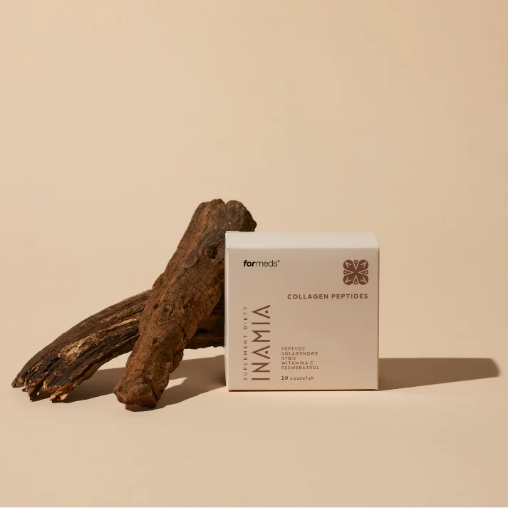 Peptydy Kolagenowe INAMIA Collagen Peptides - 5000 mg Kolagenu Rybiego + Trans-resweratrol + Witamina C - 20 saszetek - Formeds — miniatura 3