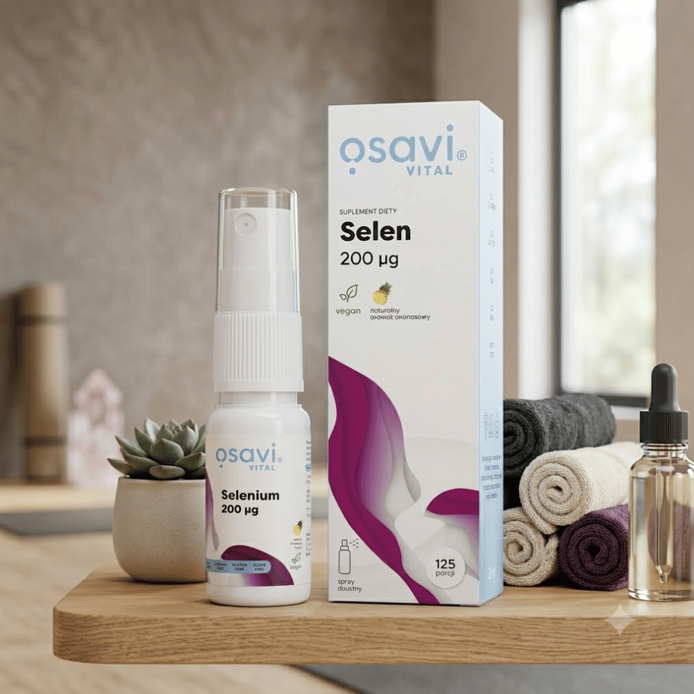 Selen 200 mcg Osavi Spray Doustny Ananas Tarczyca Włosy Bez Cukru 25 ml — miniatura 4